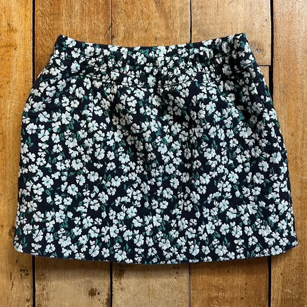 Janie and Jack skirt size 6 to 12 months blue Floral Skirt Easter Spring Summer